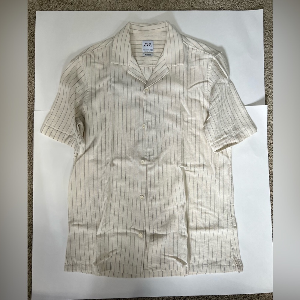 Mens short sleeve Button down